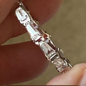 Kirks Folly Silver Crystal Ring